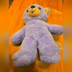 1988 Fairview Purple Plush Stuffed Bear